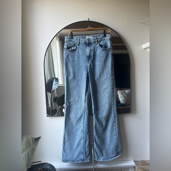 FREE PEOPLE | we the free thunderbird flare jeans | size 32 - Picture 6 of 8